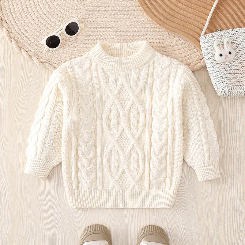 Merino wool round neck pullover sweater, retro round neck pullover sweater - Halloween themed pullover sweater, which design styles are more fashionable for women?