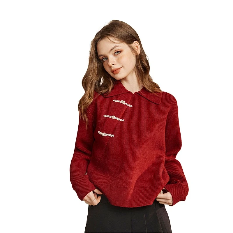 Is a round neck pullover sweater suitable for a round face? How to choose a woolen sweater style?